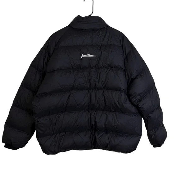 Cape Storm Pertex Down Puffer Jacket Mens XL Black Pullover Zip Snap Anorak Ski